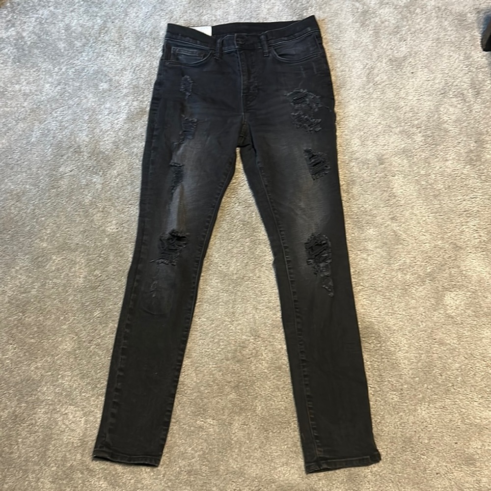 & Denim, 31/32, Black Skinny Jeans